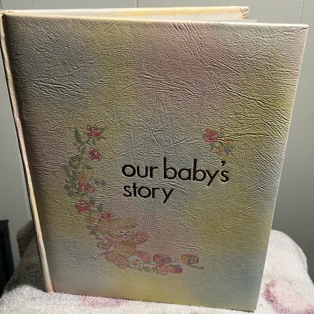 Vintage 1978 Baby Record Book~Our Baby's Story